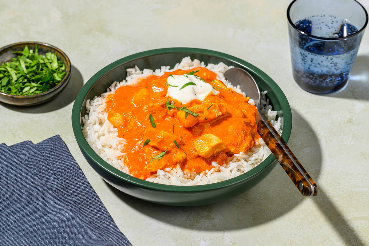 Poulet façon tikka masala & sauce yaourt