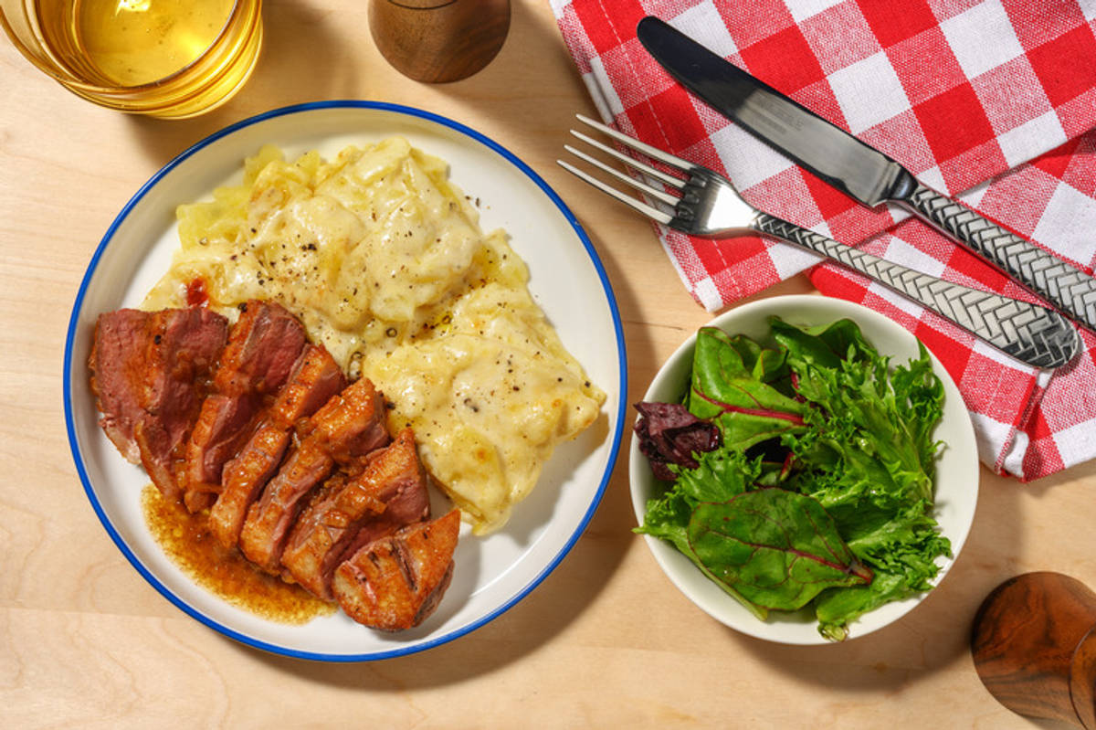 Cap au Sud-Ouest : canard & gratin dauphinois