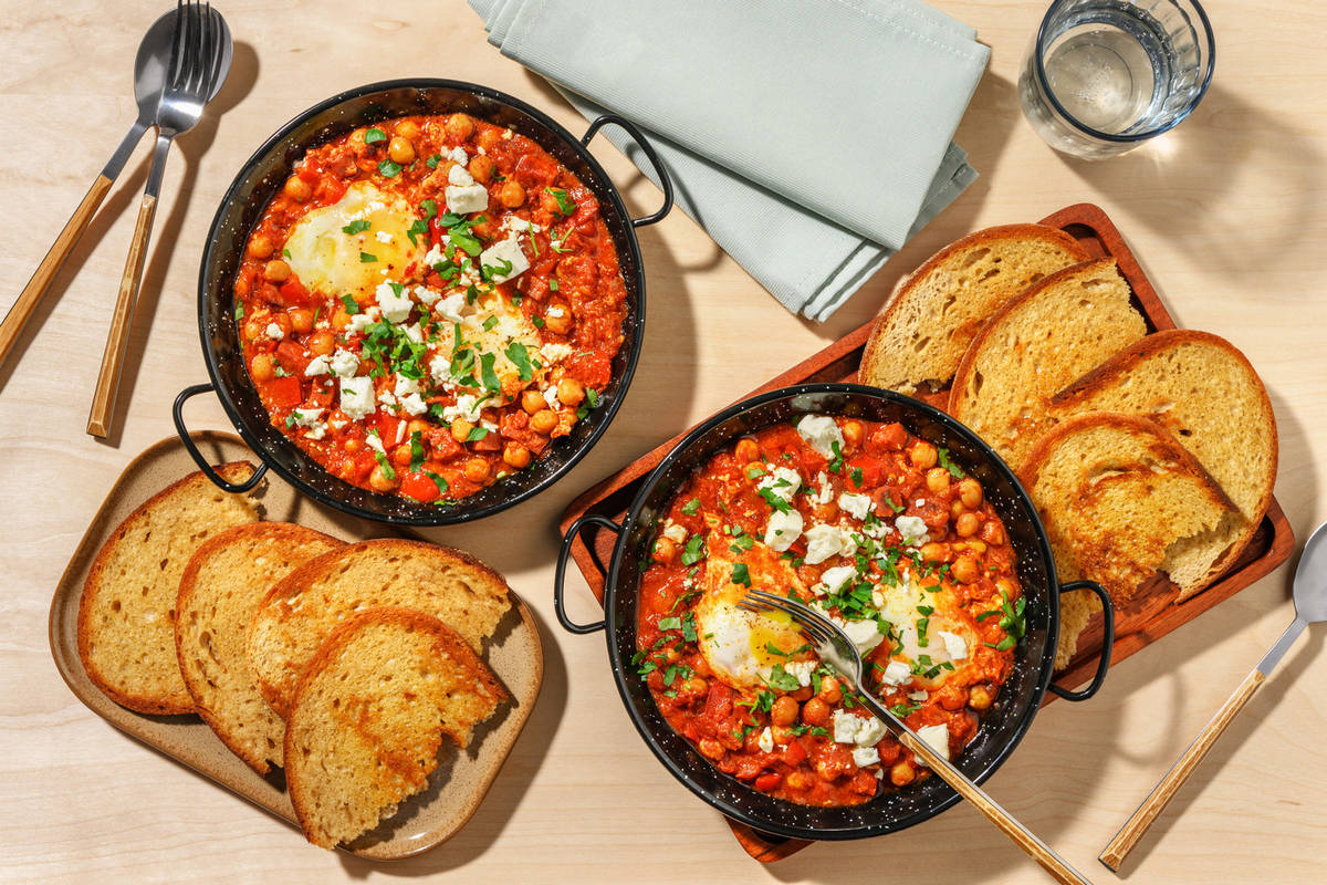 Chorizo & Chickpea Shakshuka