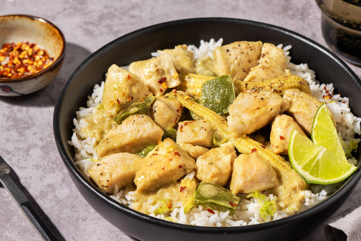Quick Thai Green Style Chicken Breast Curry