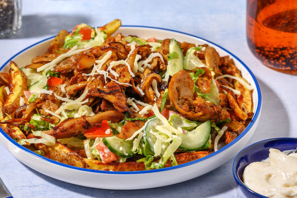 'Kapsalon' with Veggie Shawarma
