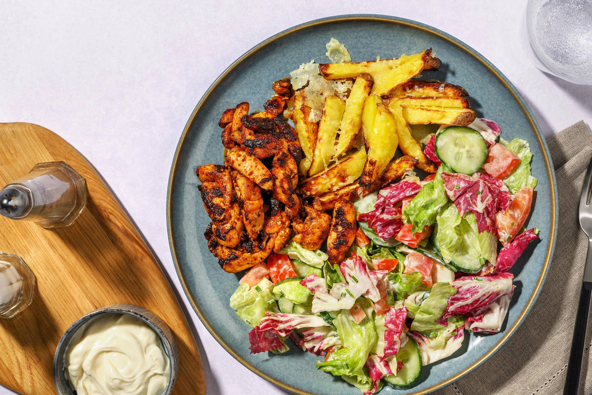 Cheesy Chicken 'Kapsalon'
