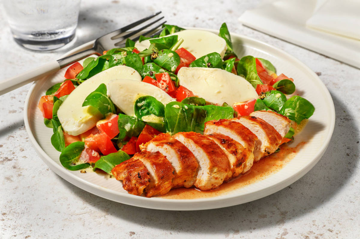 Pollo aderezado con miel y pimentón ahumado