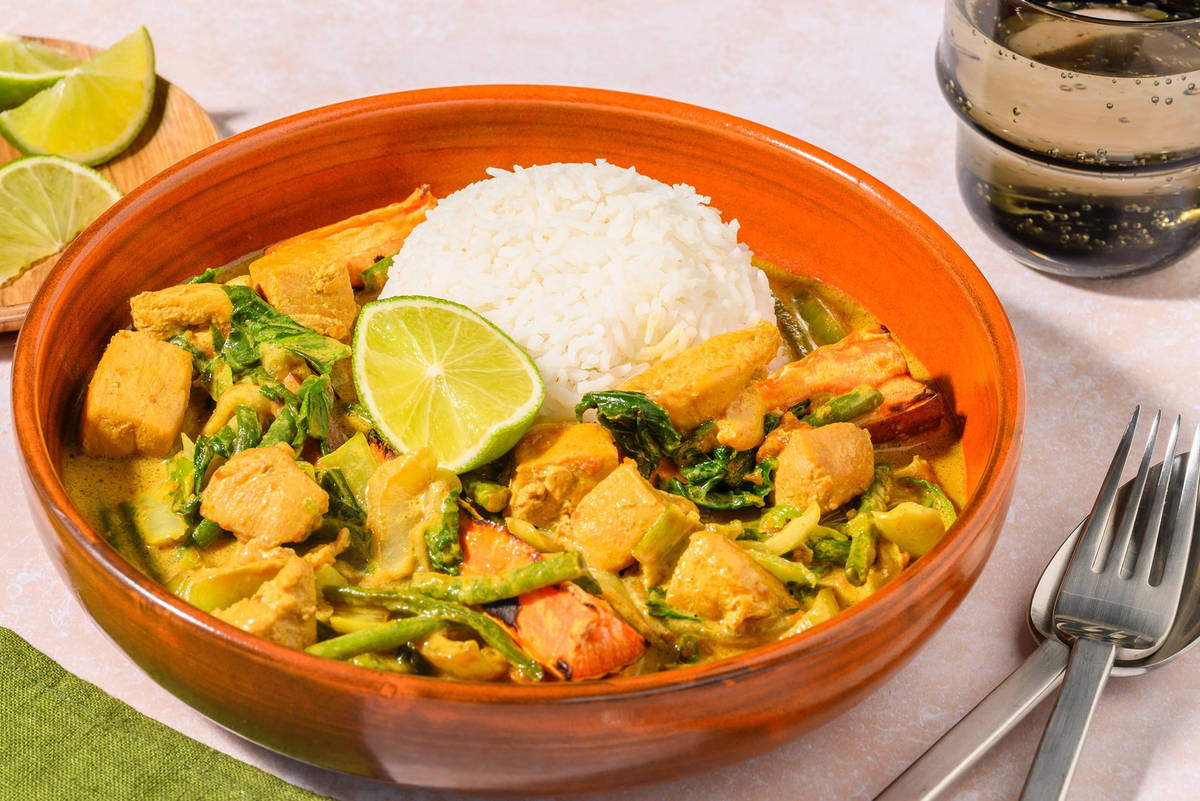 Indonesian Style Chicken Satay Curry