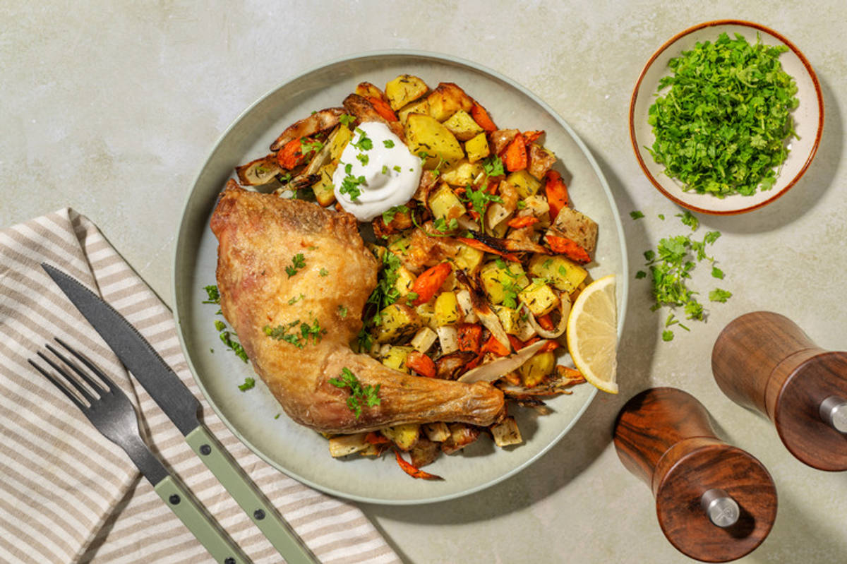 Cuisse de poulet Label Rouge & cerfeuil