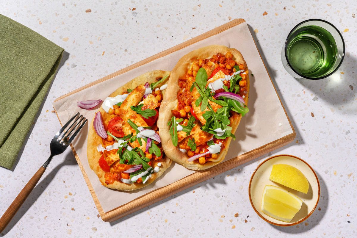 Nohut Dürüm: Turkish Inspired Halloumi & Chickpea Wraps