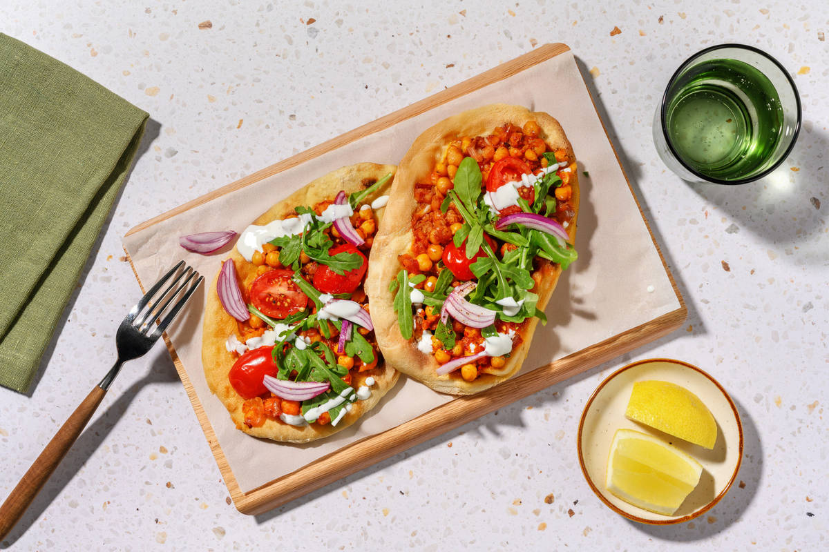 Nohut Dürüm: Turkish Inspired Spiced Chickpea Wraps