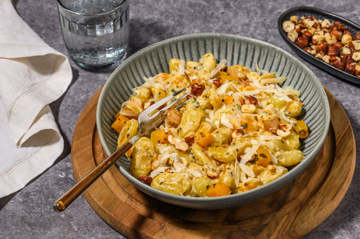 Sage Roasted Butternut and Gnocchi with Chicken