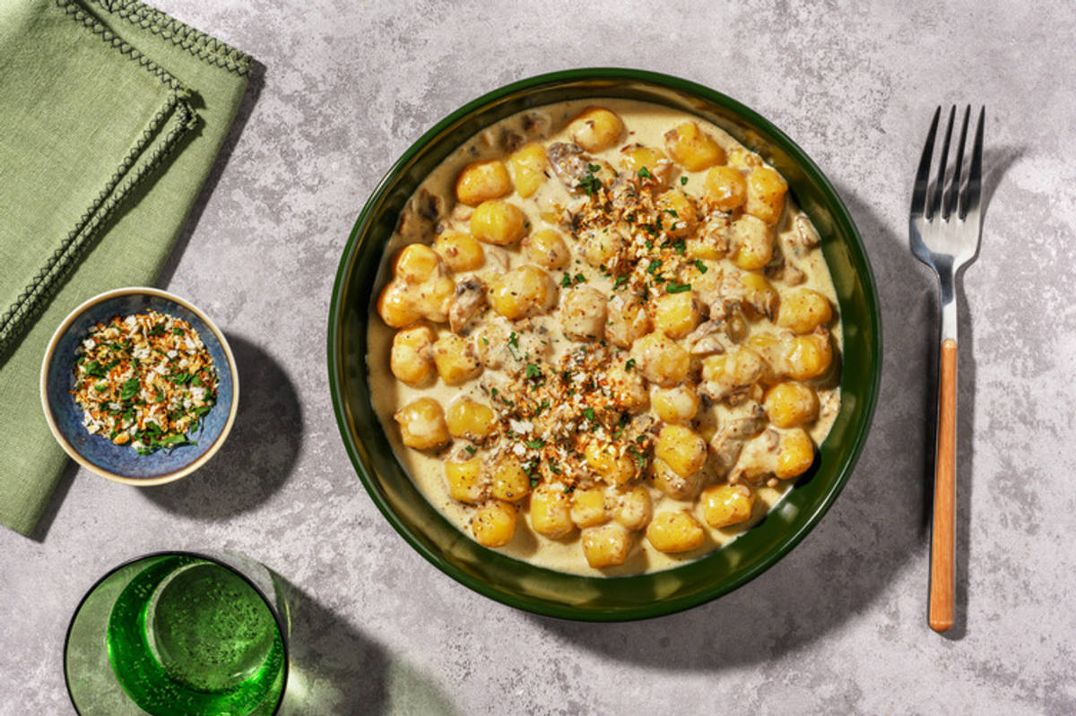 Chicche ai porcini con pangrattato aromatico