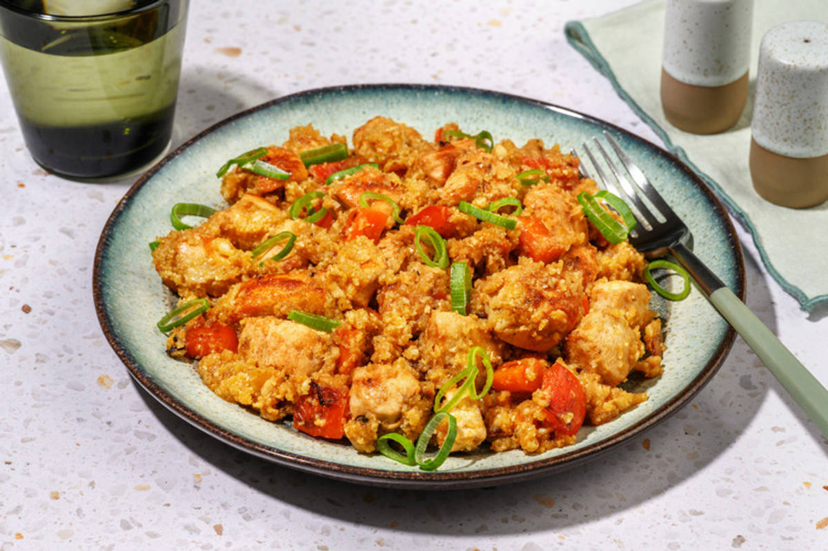 Double Chicken Stir-fry and Cauli Rice