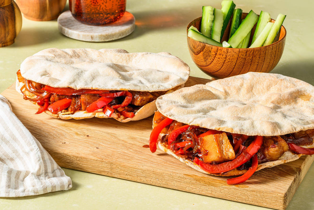 Pita’s met sweet & sticky buikspek