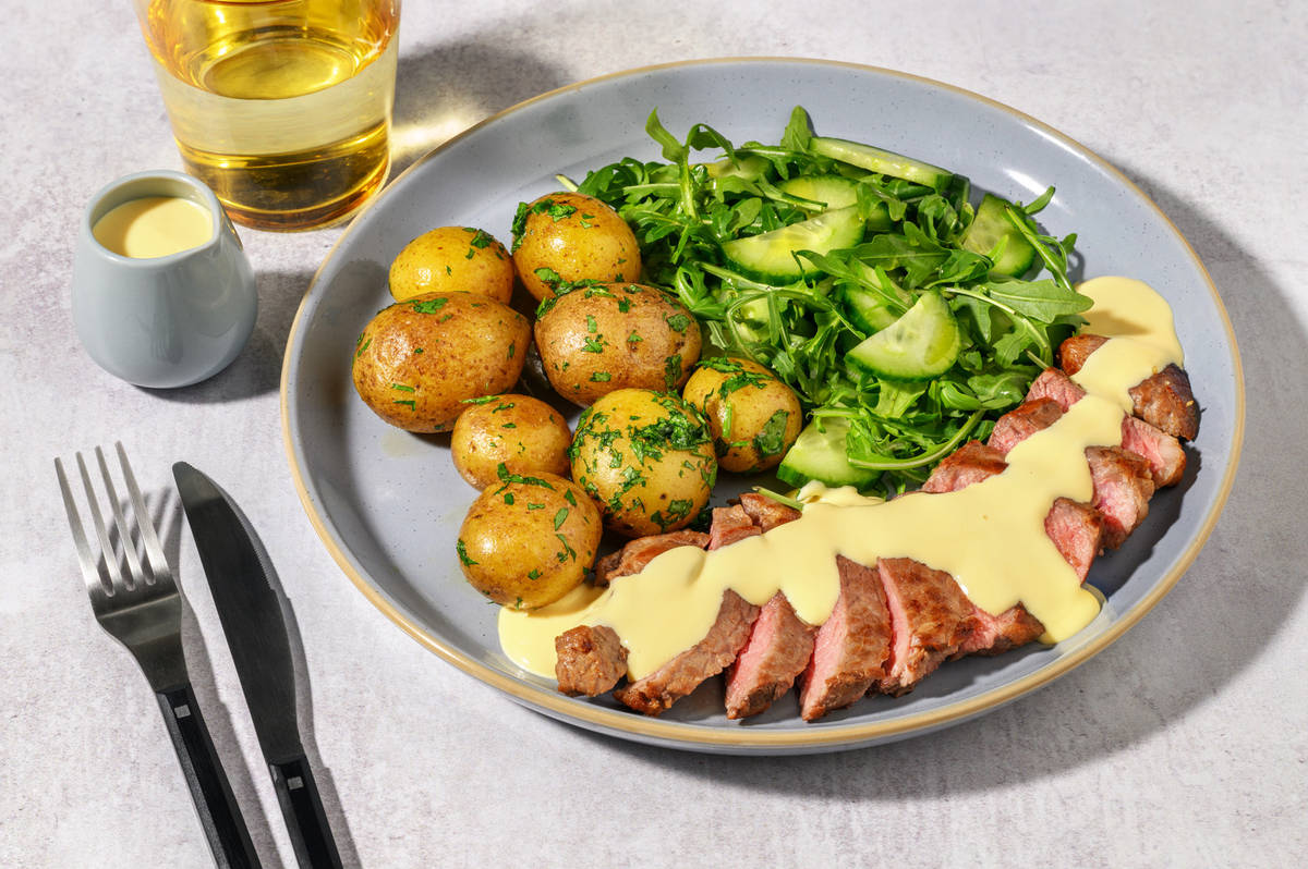 Hake and Hollandaise Sauce