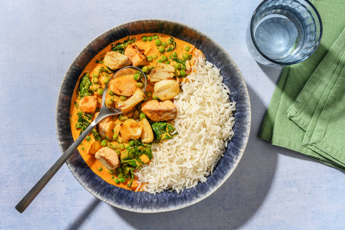 Red Thai Inspired Fish Curry