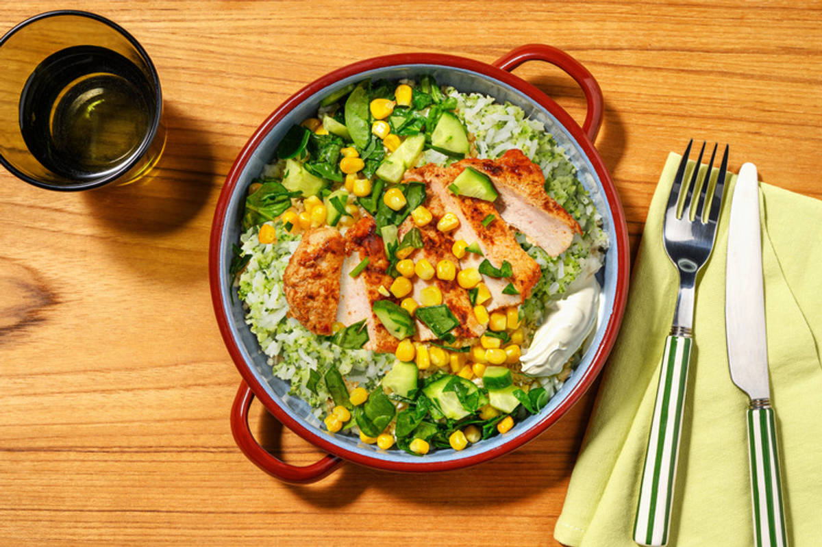 Chipotle-Glazed BBQ Chicken & Corn Salsa