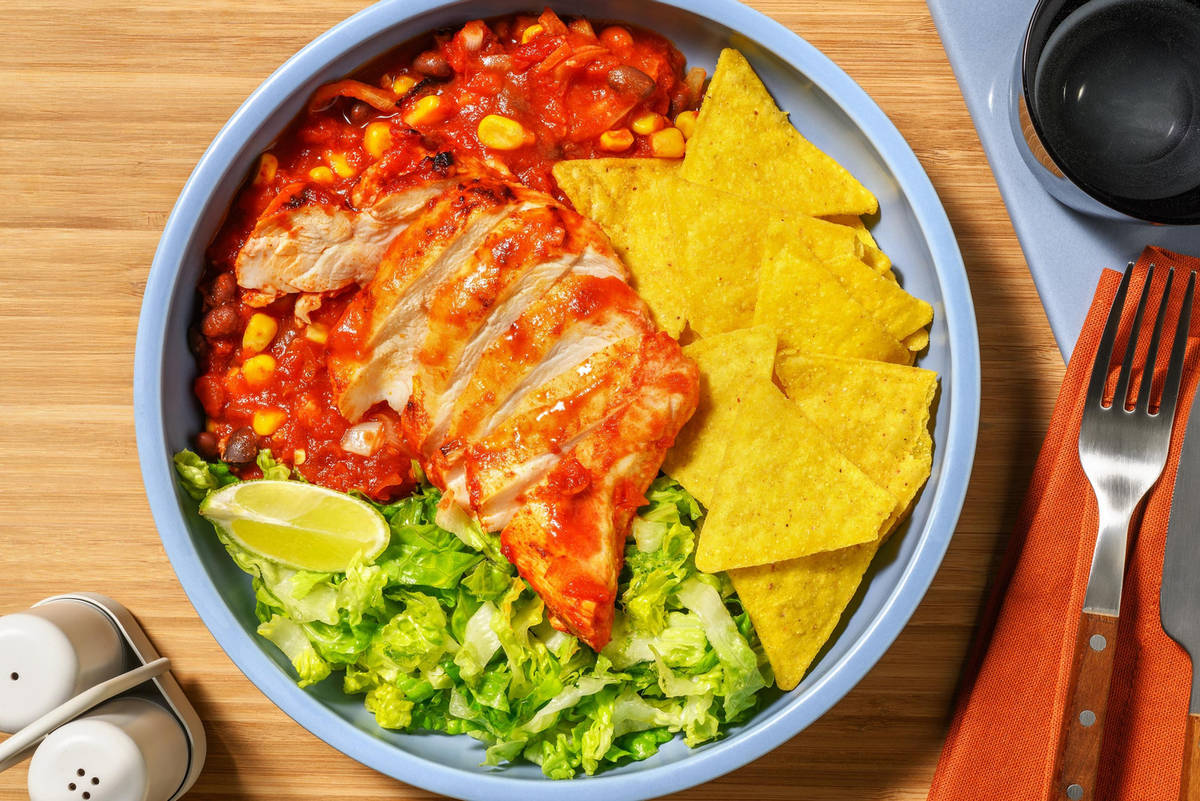 Mexican Bake mit würzigem Hähnchen