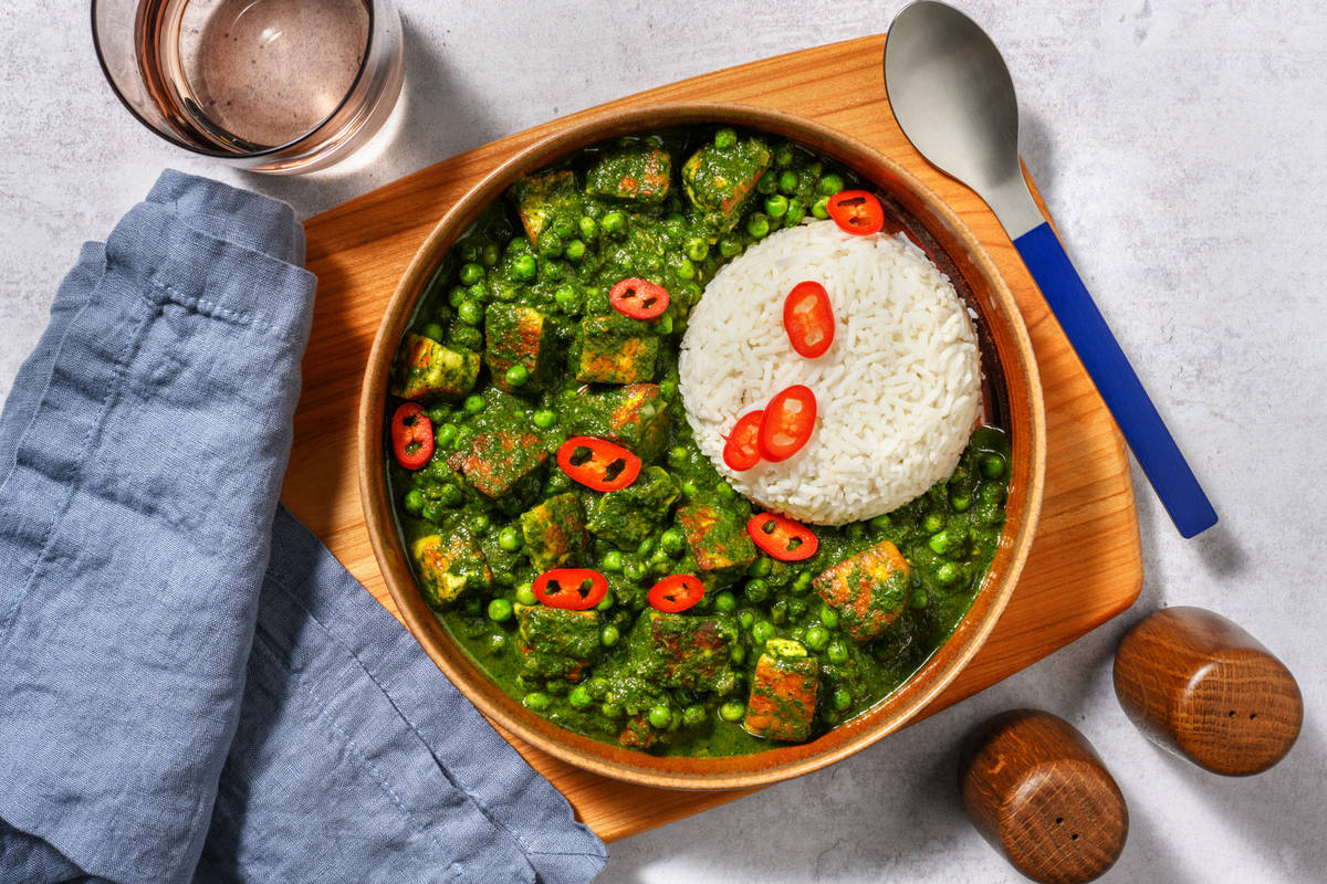 Spinach and Paneer Curry
