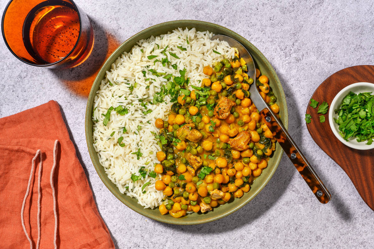 Creamy Chicken and Chickpea Korma