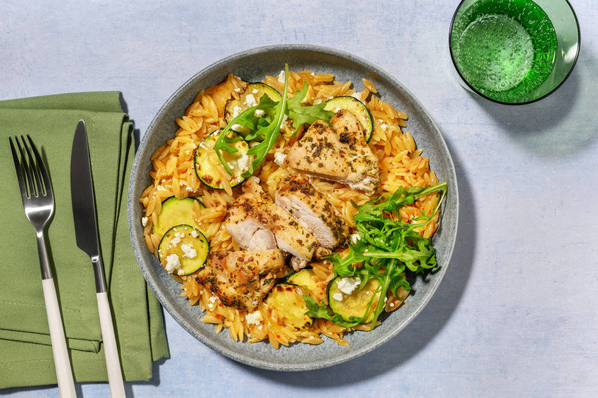 Golden Greek Inspired Chicken Breast