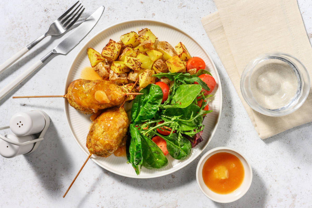 Indian Style Spiced Pork Koftas