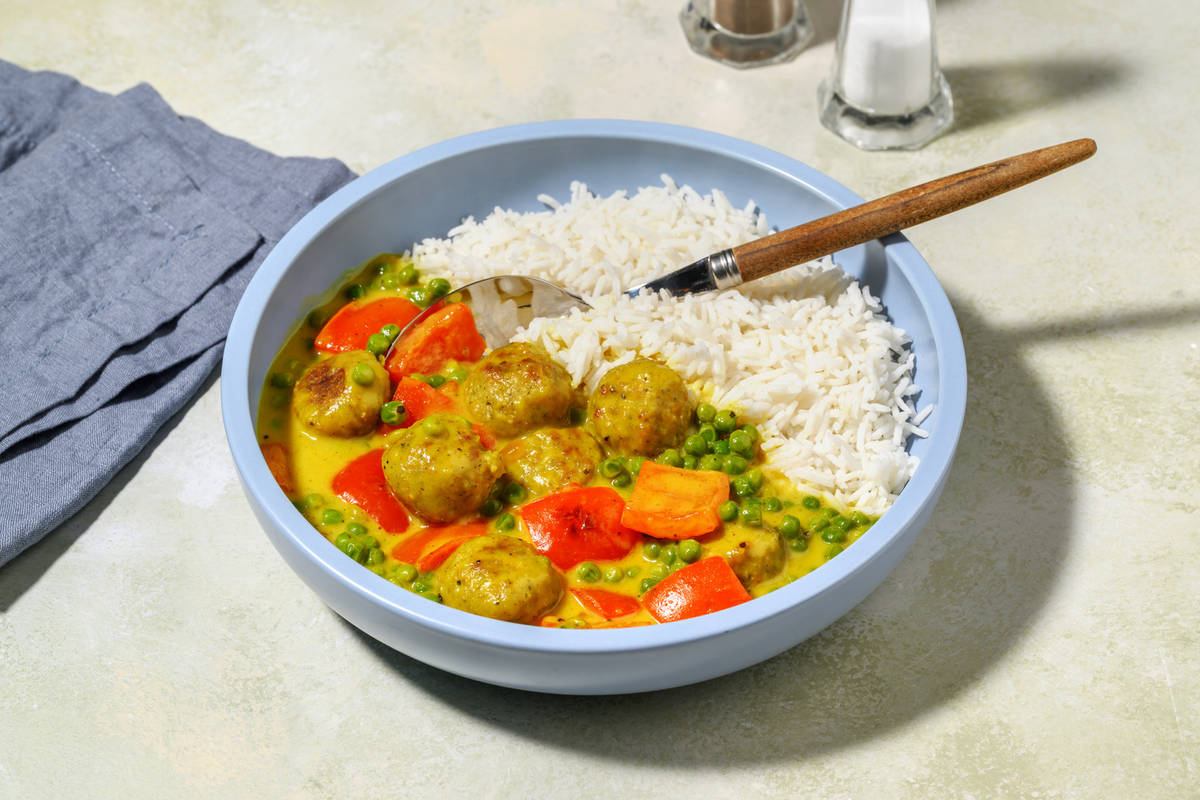 Veggie Malai Kofta Style Coconut Curry