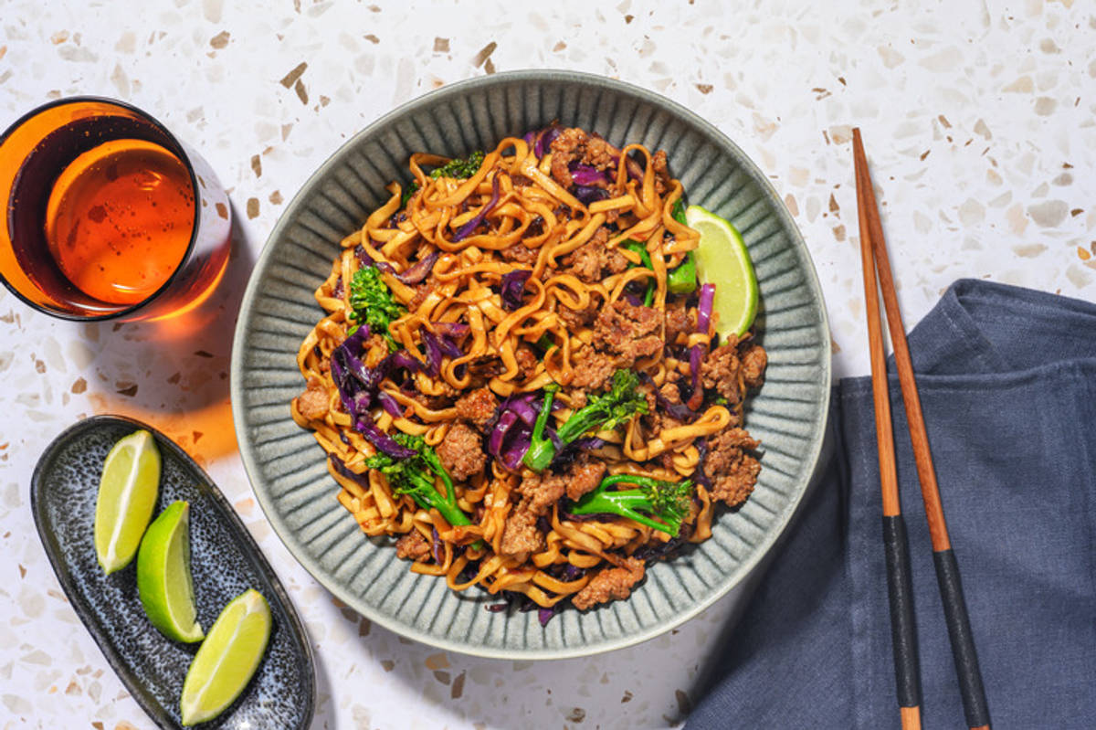 Beef and Pork Bulgogi Noodles