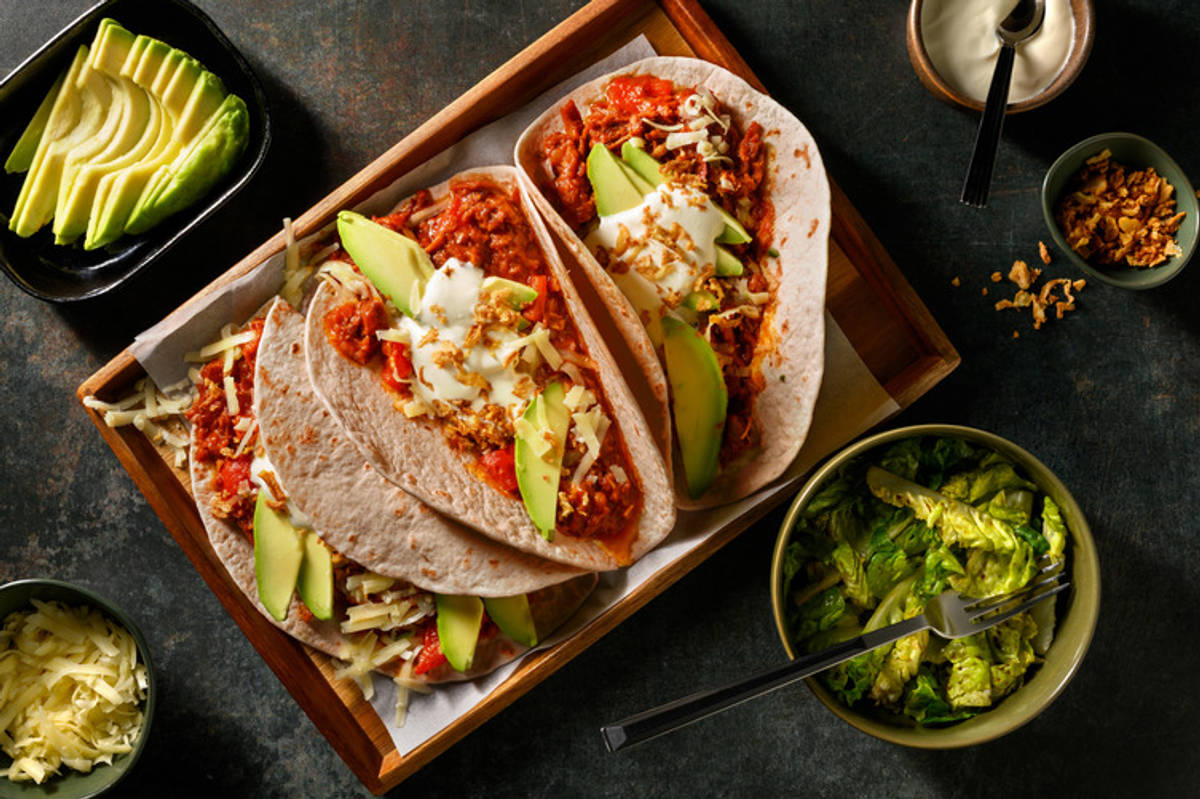 Spécial tribune : fajitas au porc effiloché