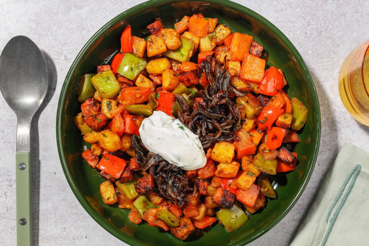 Rauchige Argentinos-Gemüse-Pfanne