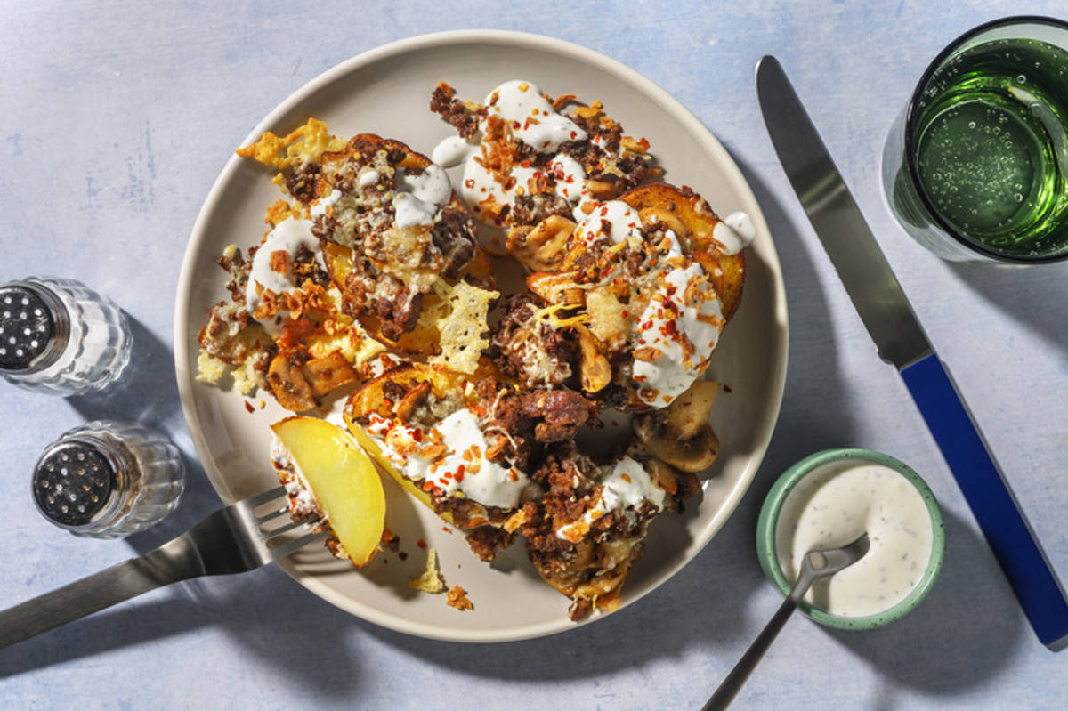 Peri Peri Turkey Baked Potato