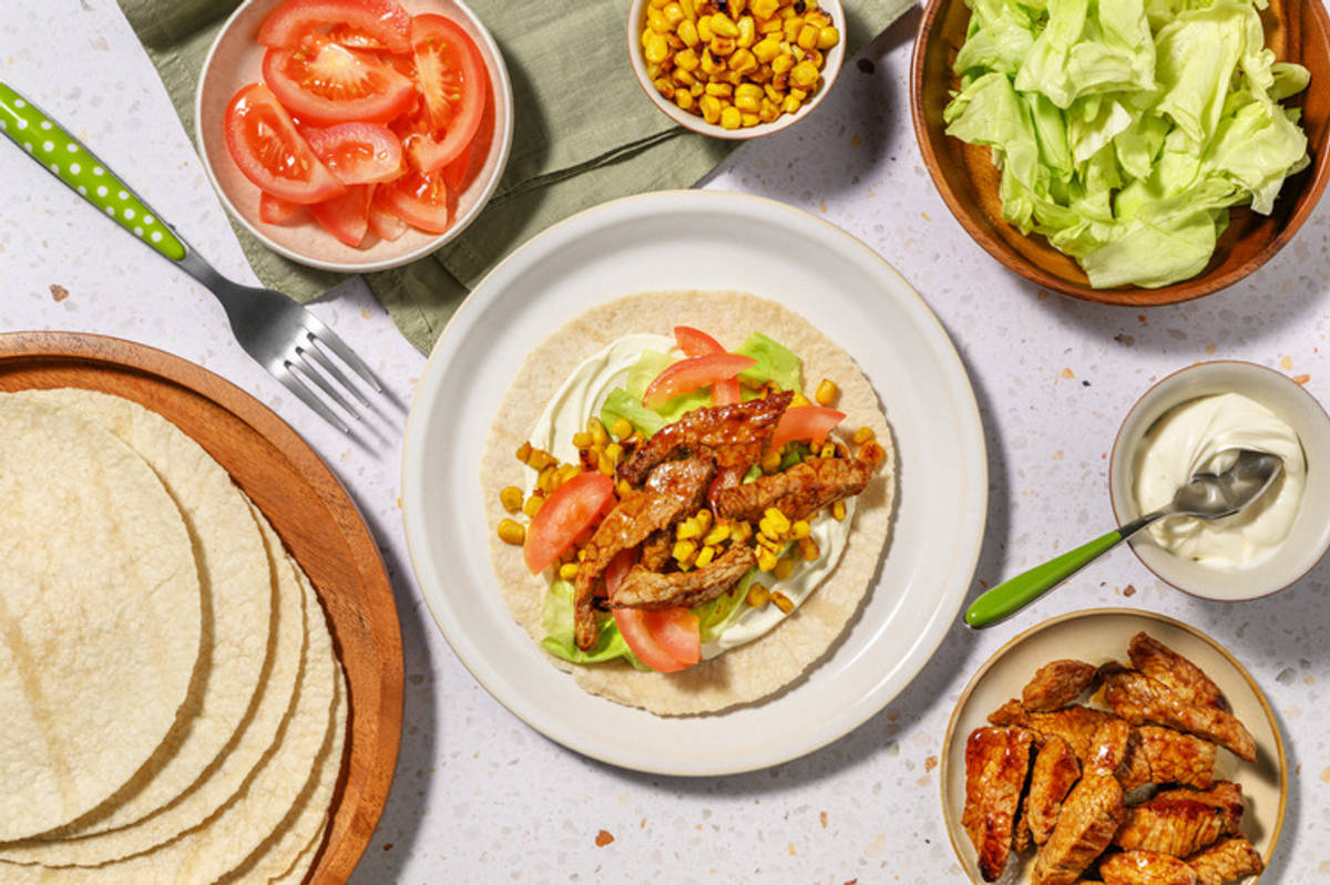 Ketjap Manis Glazed Double Beef Tacos