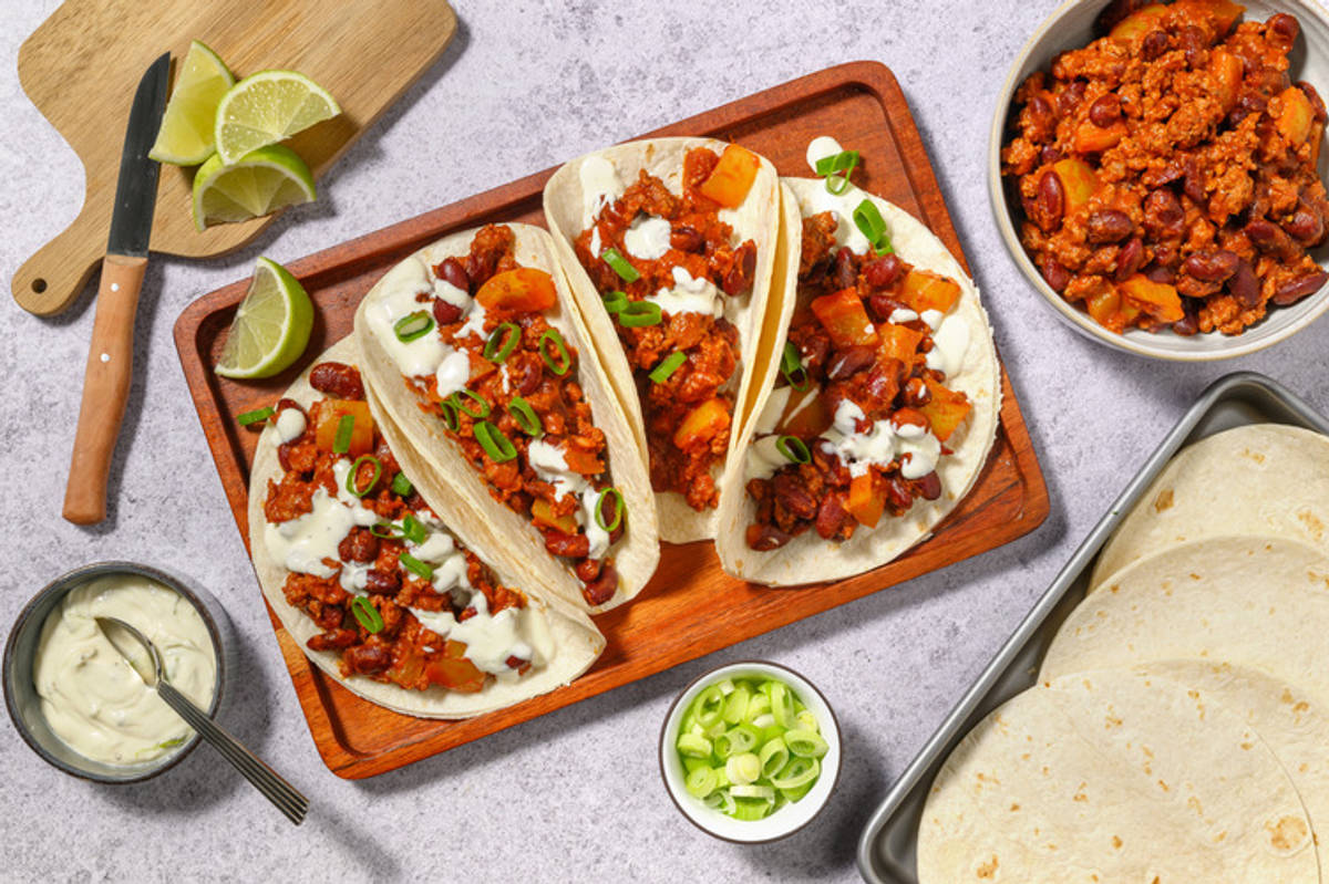 Mexican Spiced Turkey Tortillas