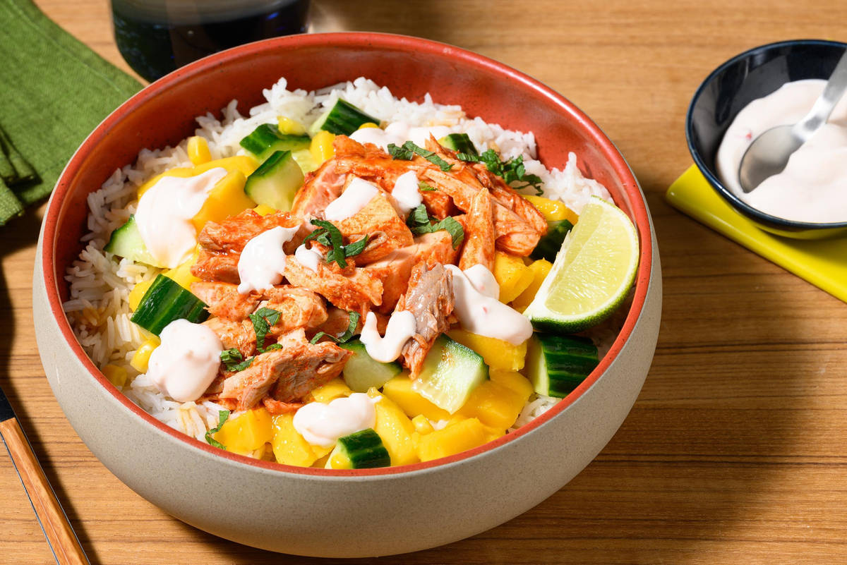 Poké bowl de Paddington avec saumon
