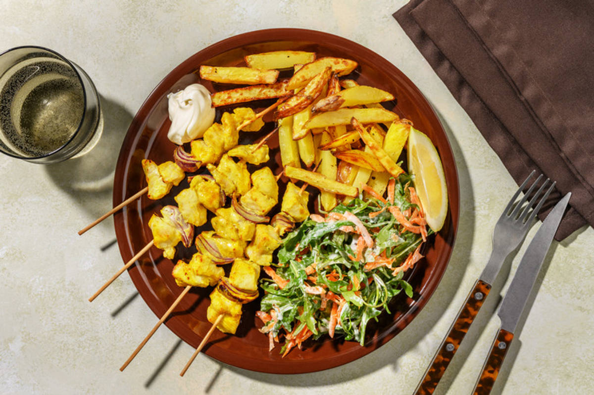 Korma Paneer Skewers
