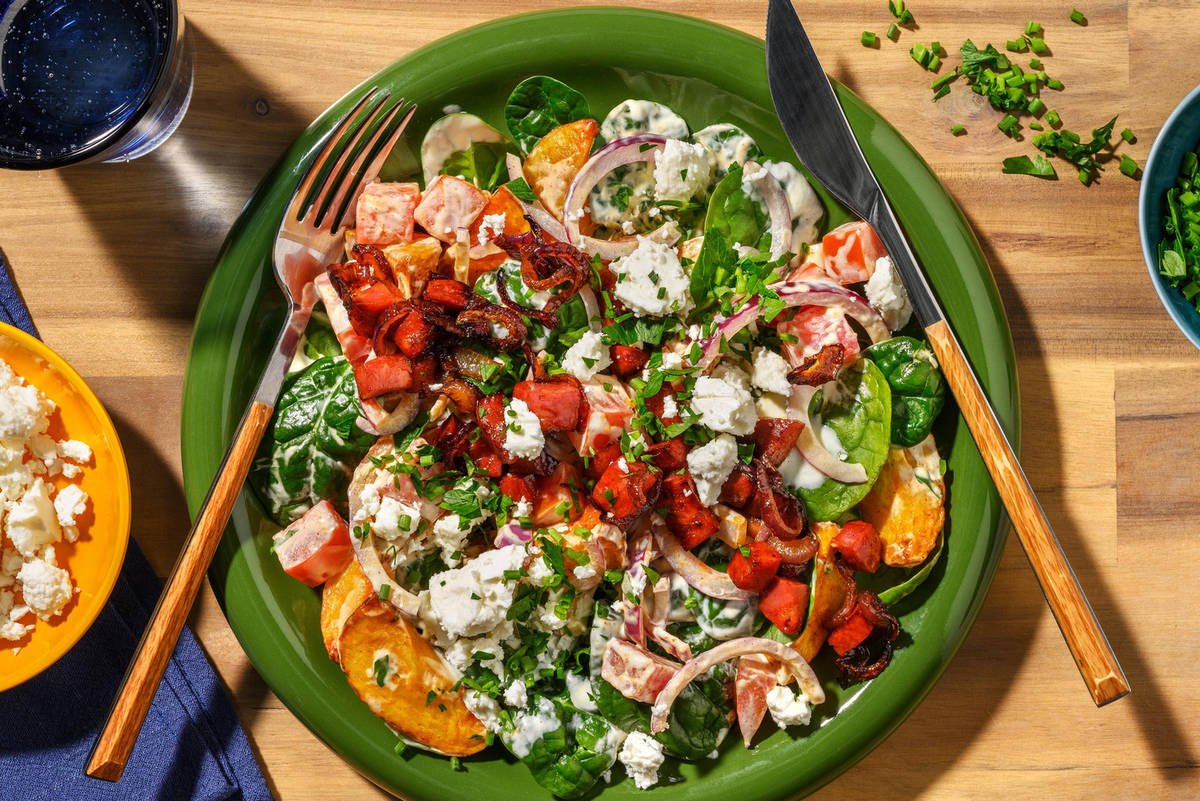 Spanischer Kartoffelsalat mit Chorizo