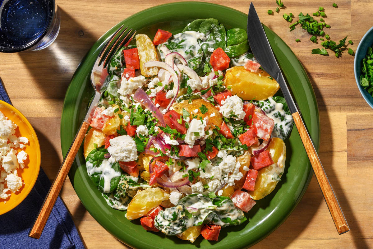 Spanischer Kartoffelsalat mit Chorizo