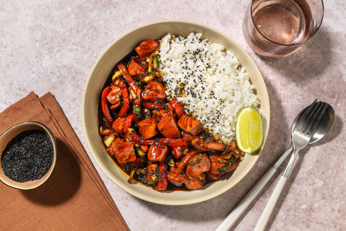 Super Quick Honey-Miso Double Chicken