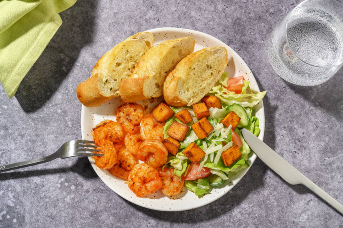 Paprika Chicken and Crisp Salad