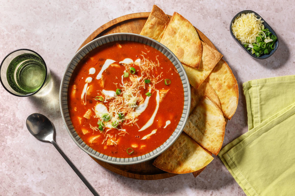 Creamy Chipotle Chicken Stew with Chorizo