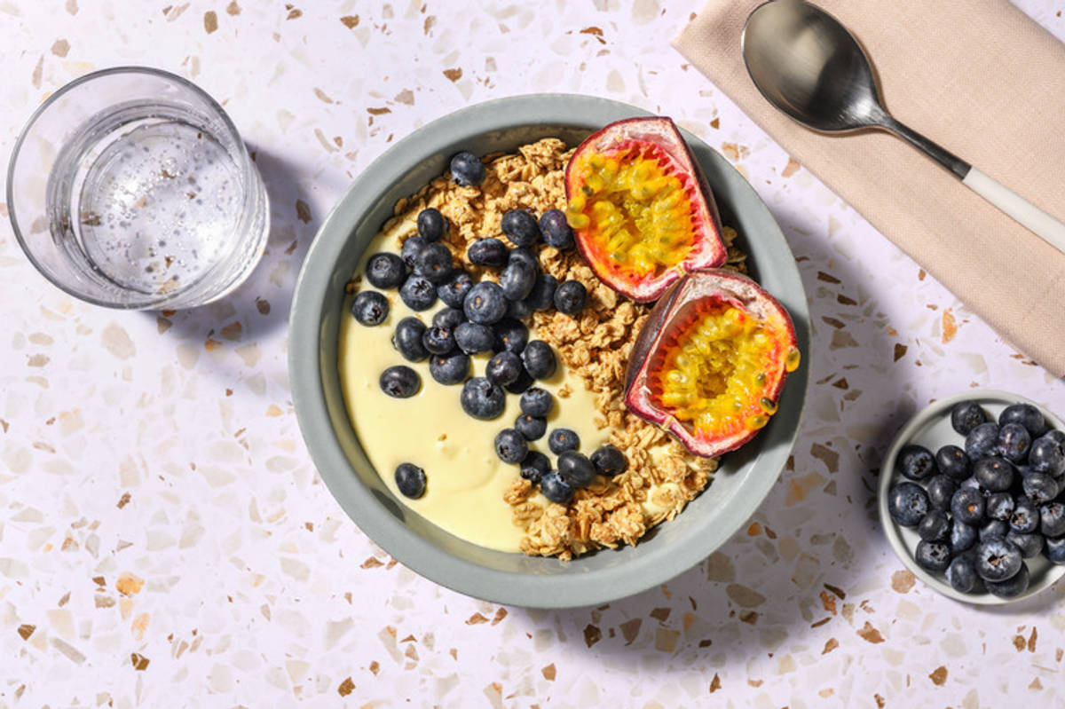 Mango and Passion Fruit Smoothie Bowl