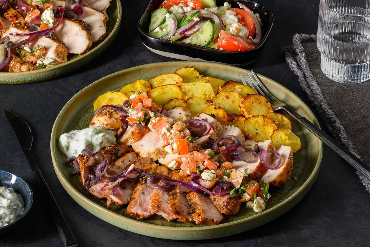 Gyros Deluxe mit würzigem Bio-Schwein und Hähnchen