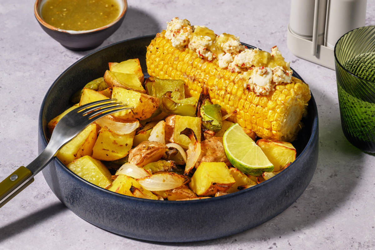 Elotes! Maiskolben mit pikantem Limetten-Käse-Topping