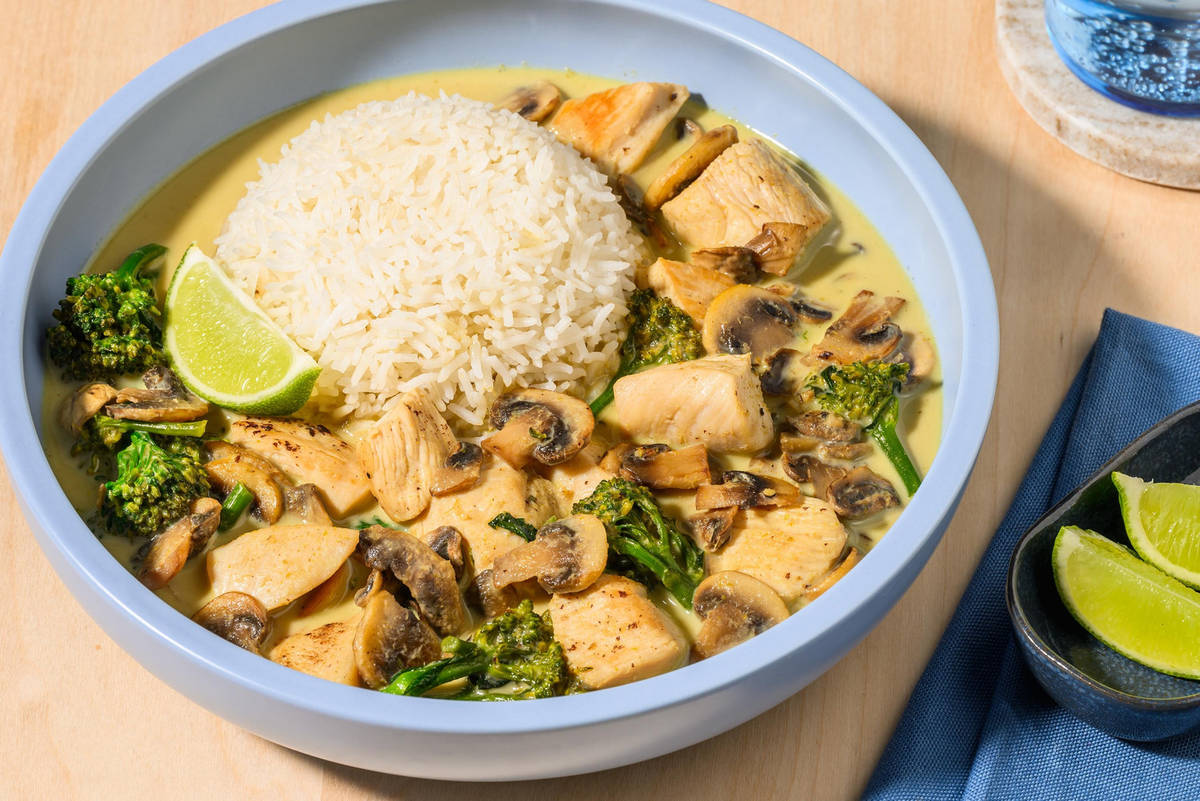 Thai Red Curry With Thai Green Curry Chicken Marinade Thai Green