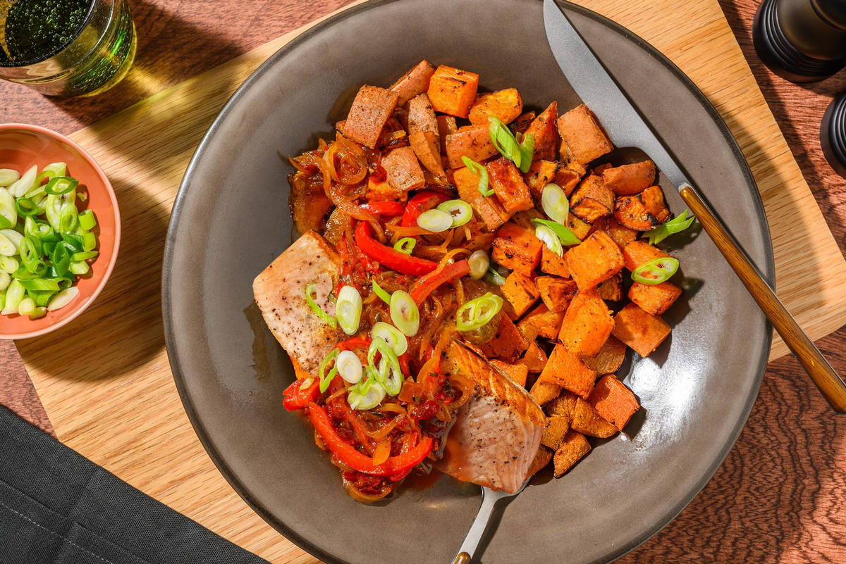 Jamaican Style Escovitch Salmon