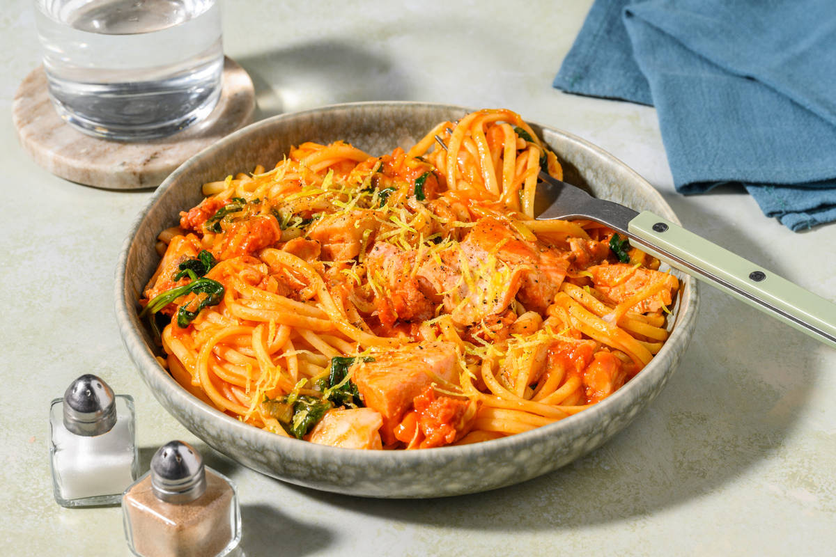 Spicy Linguine Pescatore