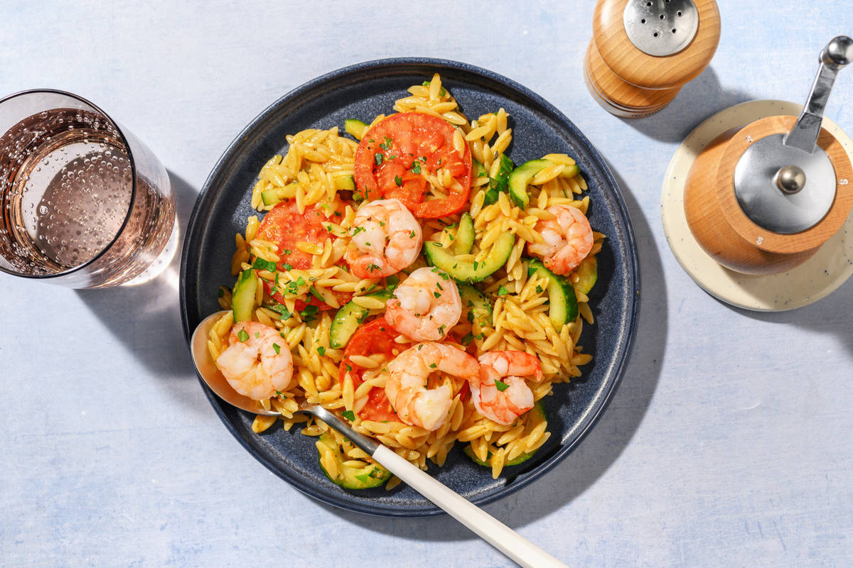 Garnelen-Zucchini-Couscous