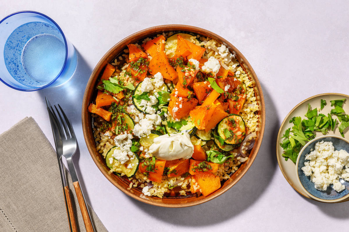 Spiced Butternut Bulgur Bowl