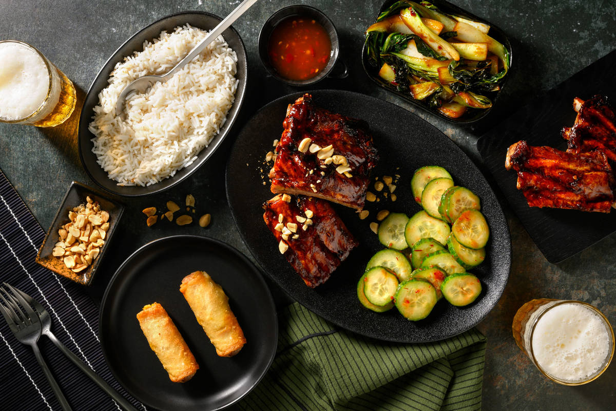 Vietnamese Style Sticky Pork Ribs and Coconut Rice