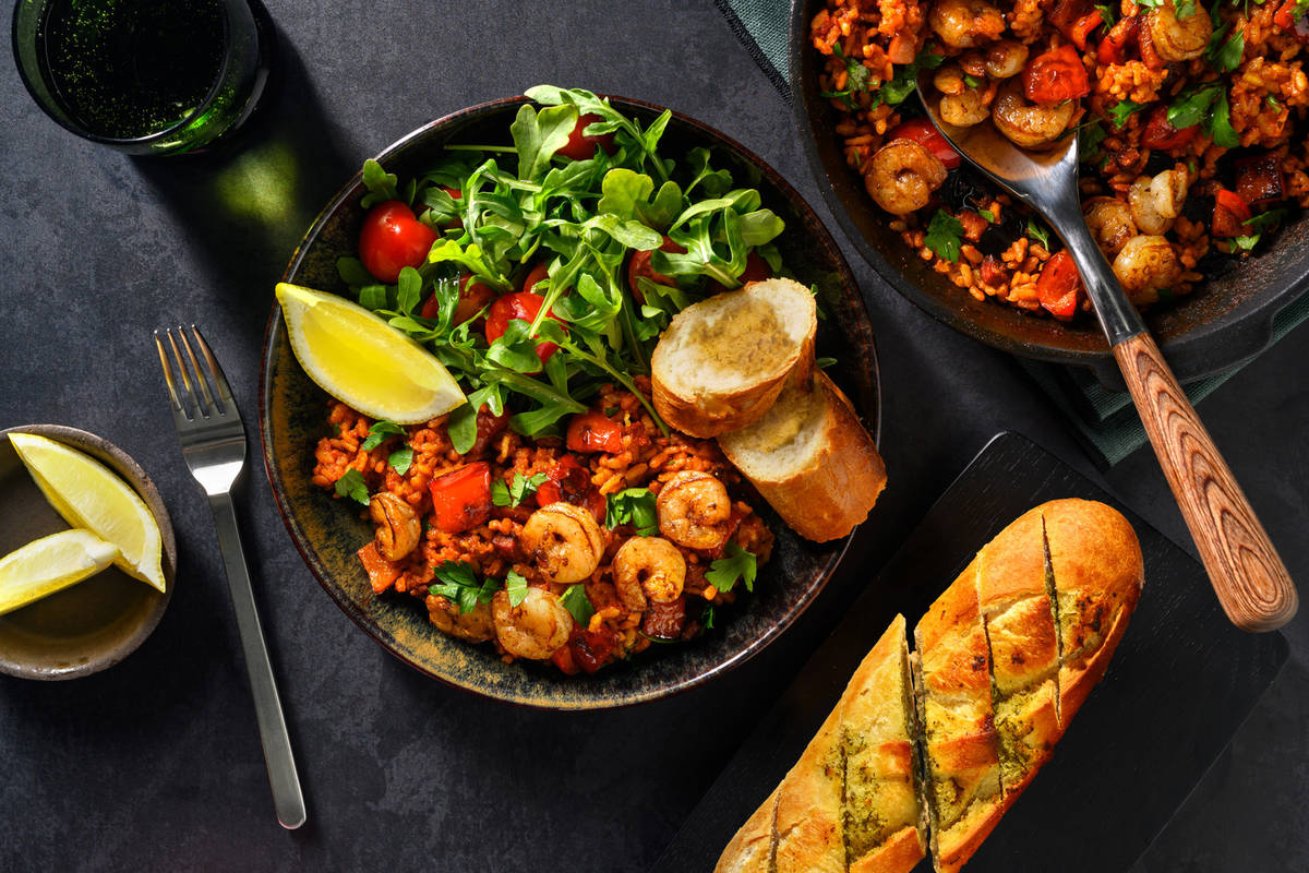 Ultimate King Prawn and Chorizo Paella