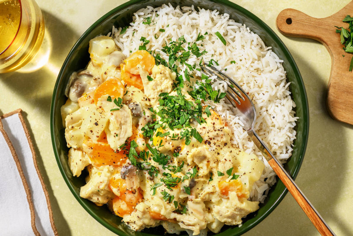 Pulled Chicken Frikassee