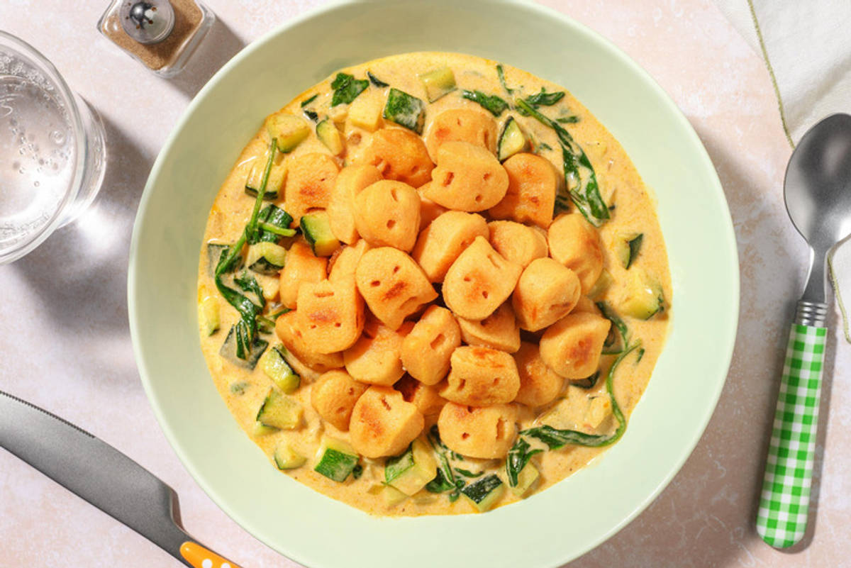 Gnocchi in cremiger Tomatenpesto Soße