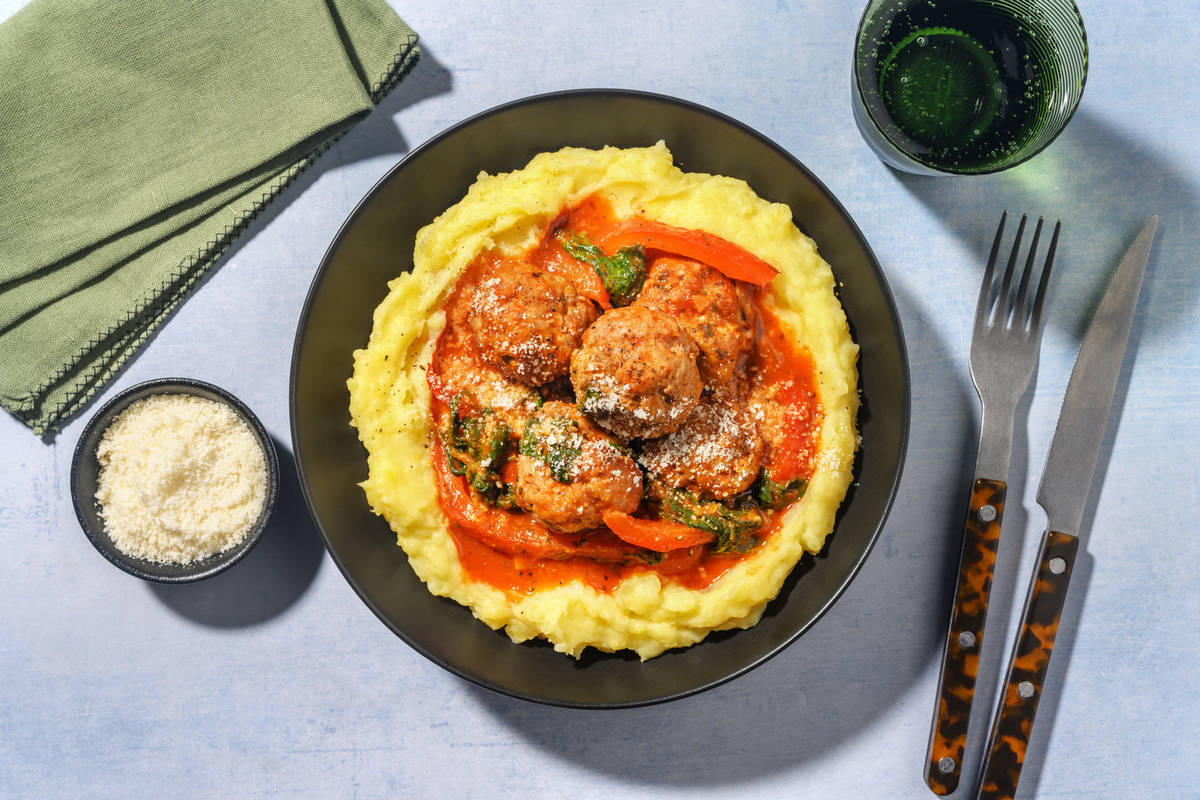 Italian Style Pork and Oregano Sausage Meatballs